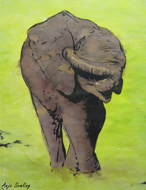 Bildkunst: Elefant