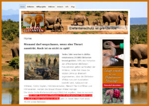 Homepage Mayday Elefanten