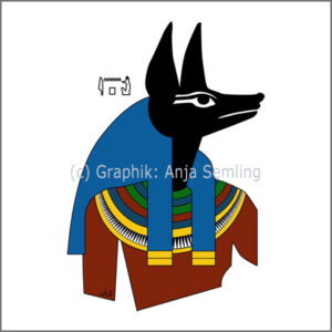 Grafik Altägypten Anubis