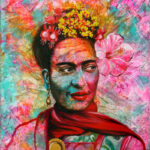 Bildkunst: Portrait Frida Kahlo